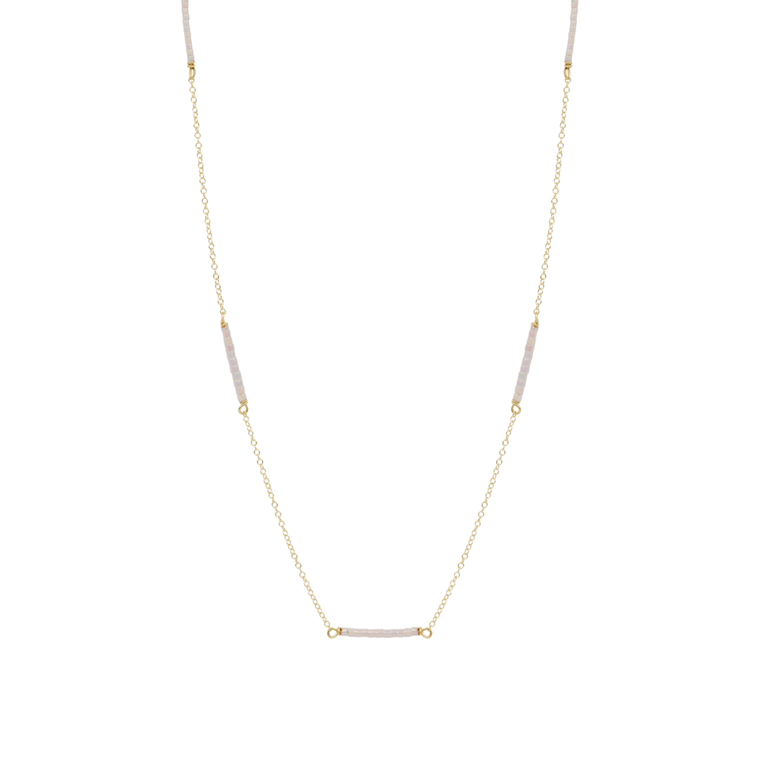 SILKY WHITE HOPE BLISS 15" CHOKER SIMPLICITY CHAIN
