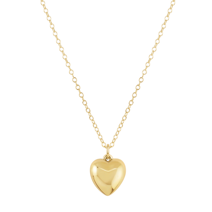 LOVE PLUSH CHARM GOLD 16" NECKLACE
