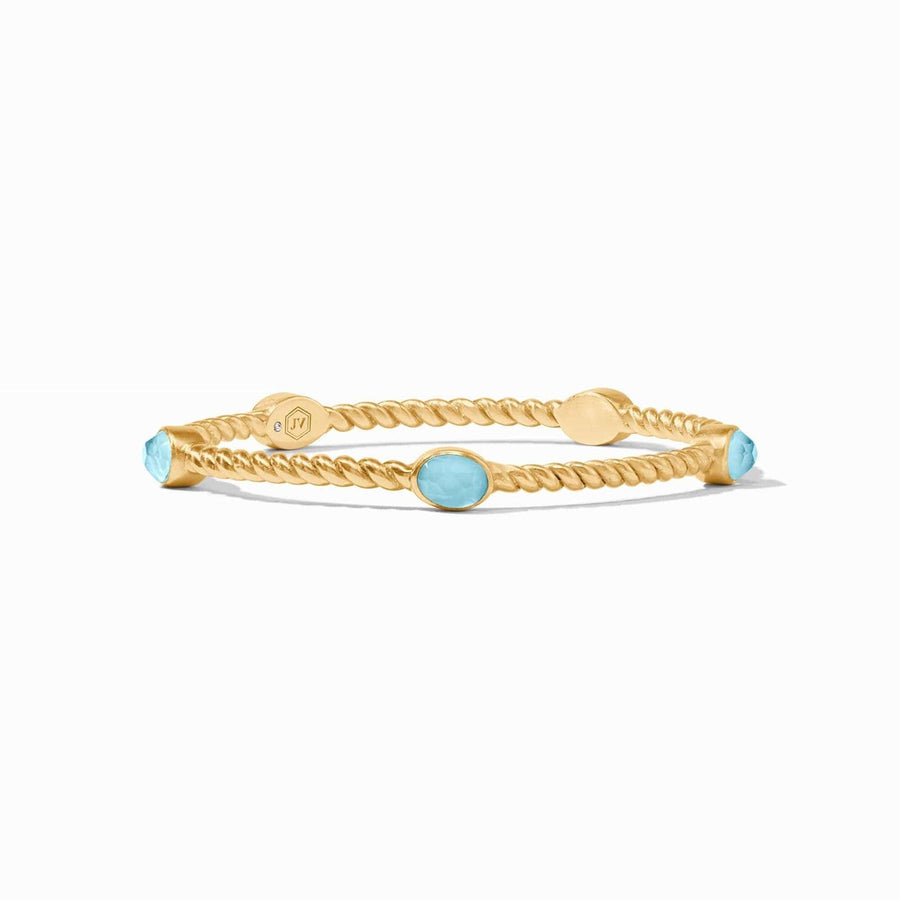 NASSAU IRIDESCENT CAPRI BLUE STONE BRACELET