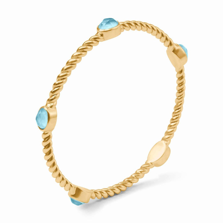 NASSAU IRIDESCENT CAPRI BLUE STONE BRACELET
