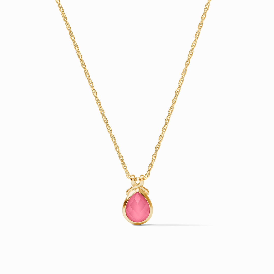 THE PINK DELICATE NECKLACE IRIDESCENT PEONY PINK