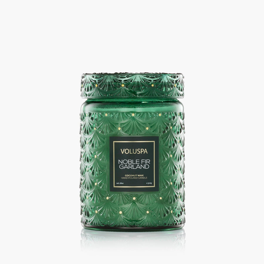 NOBLE FIR GARLAND 18oz LARGE JAR CANDLE
