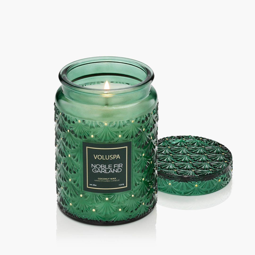 NOBLE FIR GARLAND 18oz LARGE JAR CANDLE