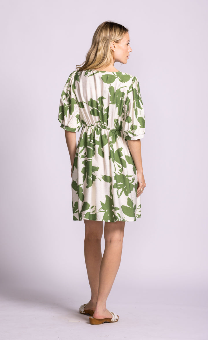 BAKMAN GREEN FLORA DRESS