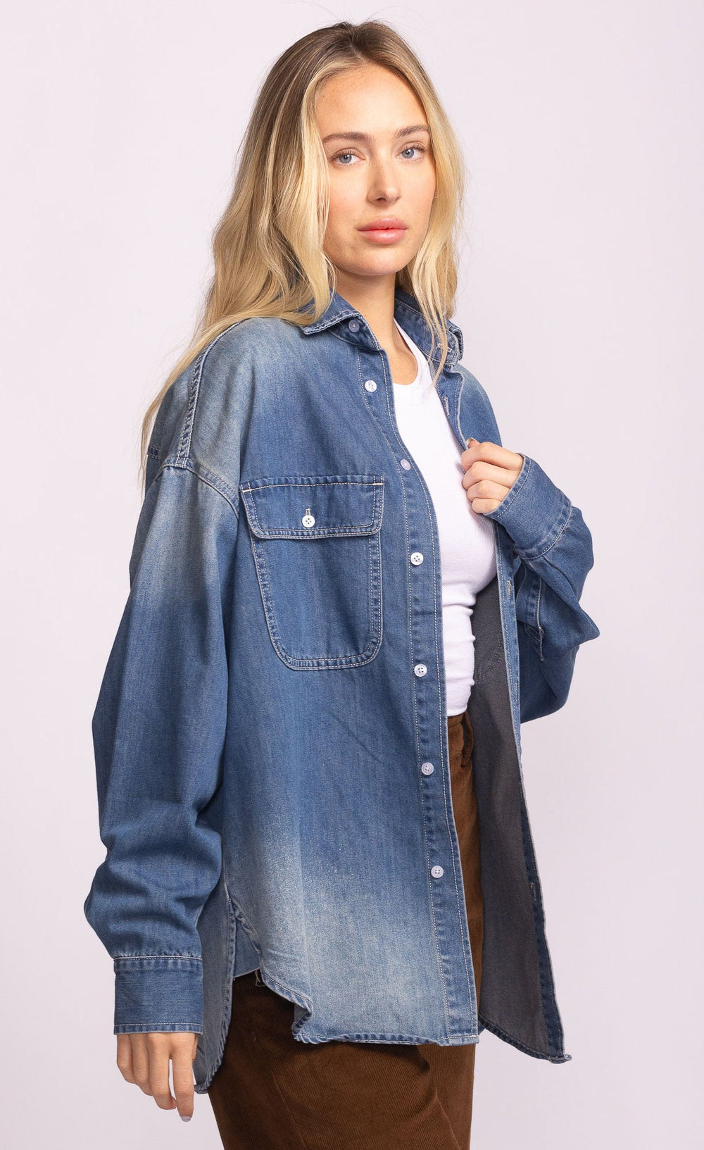 CARTER DENIM BOYFRIEND JACKET
