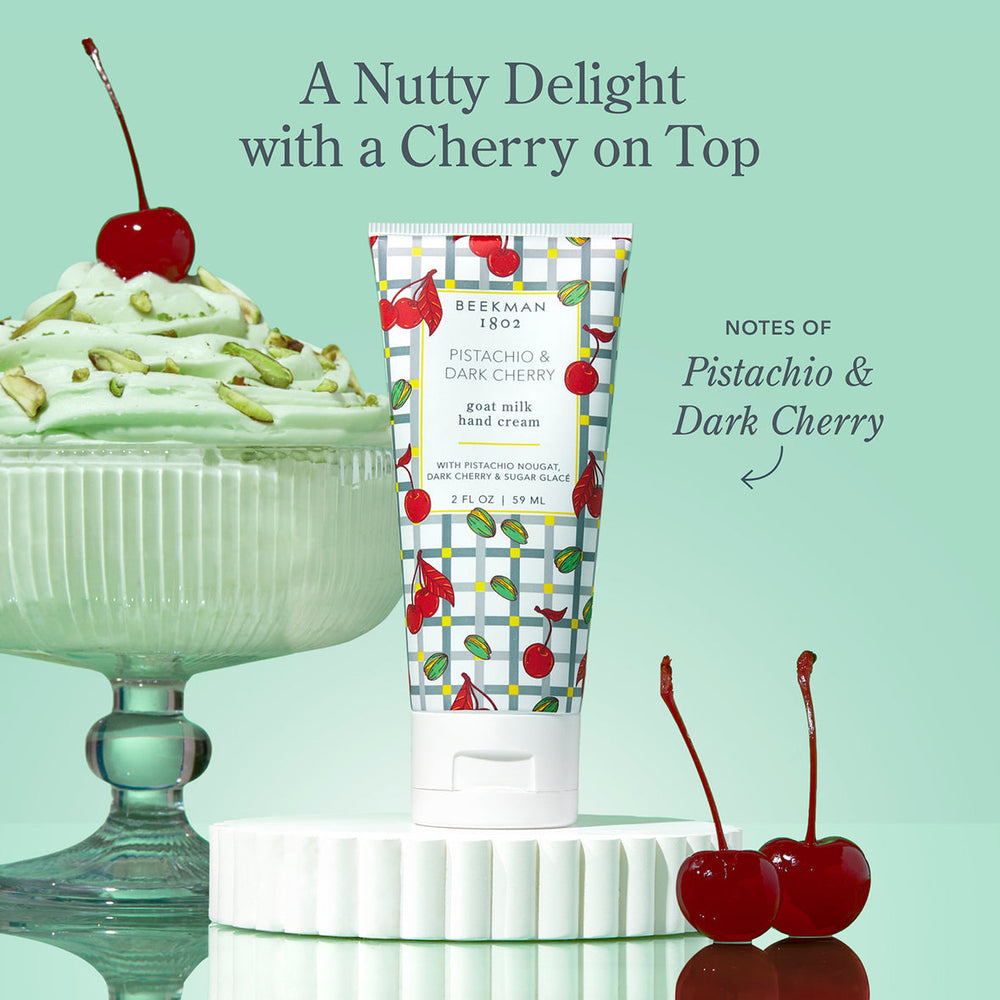 PISTACHIO & DARK CHERRY 2OZ HAND CREAM
