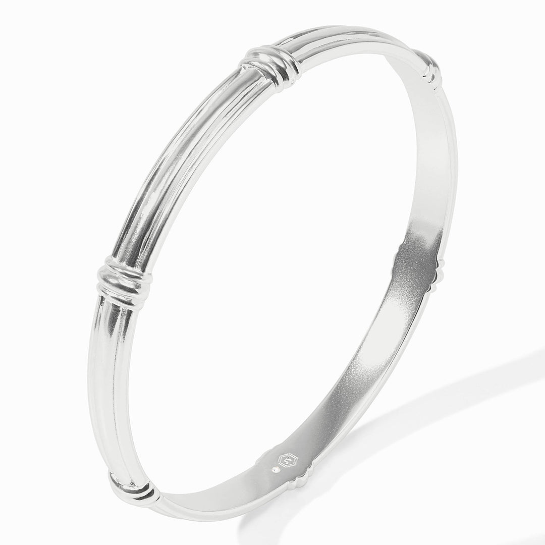 PORTOFINO SILVER STACKING BANGLE