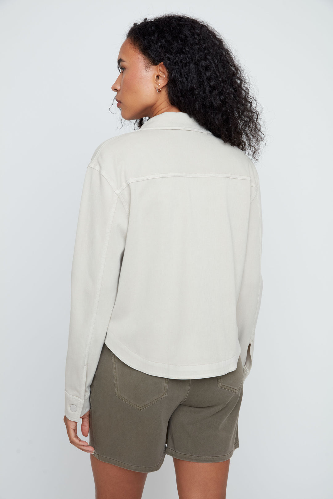 OYSTER LAYLA KNIT DENIM JACKET