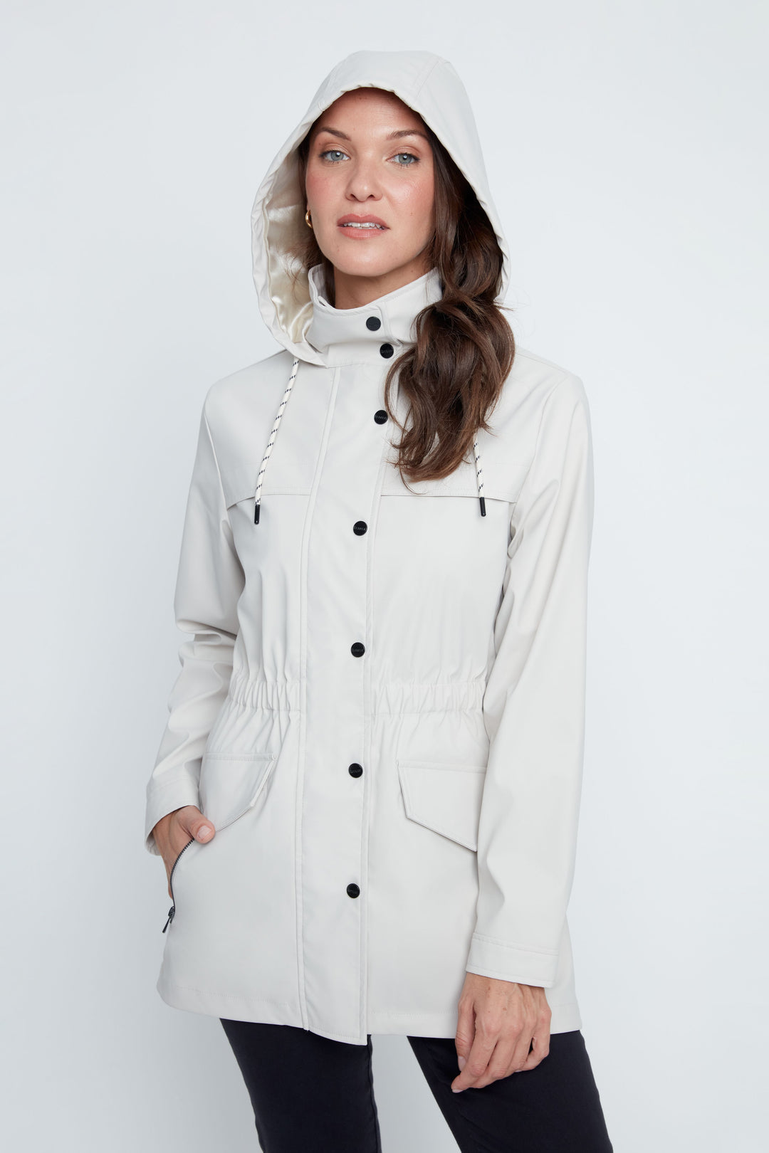 OYSTER ELEMENTS HOODED RAINCOAT