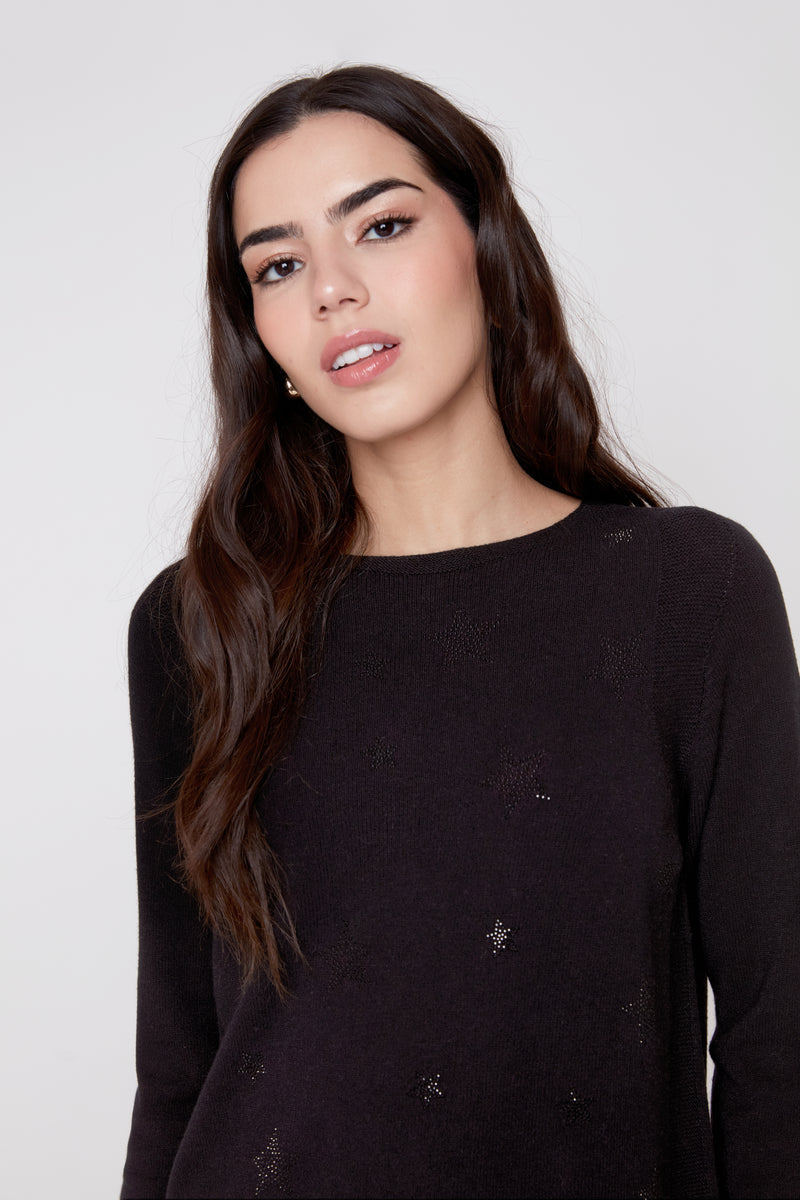BLACK STARLIGHT SWEATER
