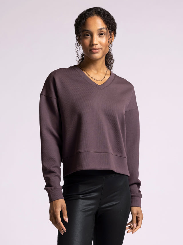 RAISIN MARTINA V-NECK PULLOVER
