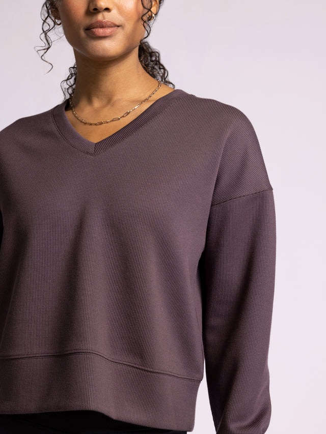 RAISIN MARTINA V-NECK PULLOVER