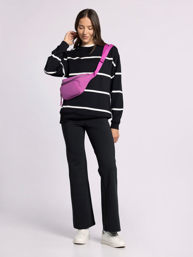 CALLIE BLACK FLARE PANTS