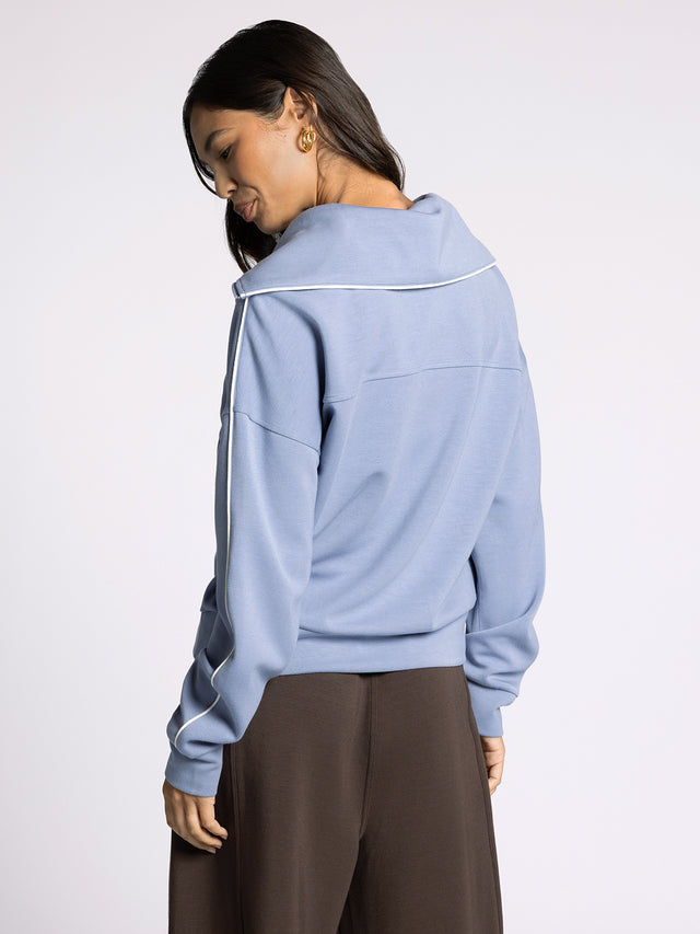 STONE BLUE REGALIA PULLOVER
