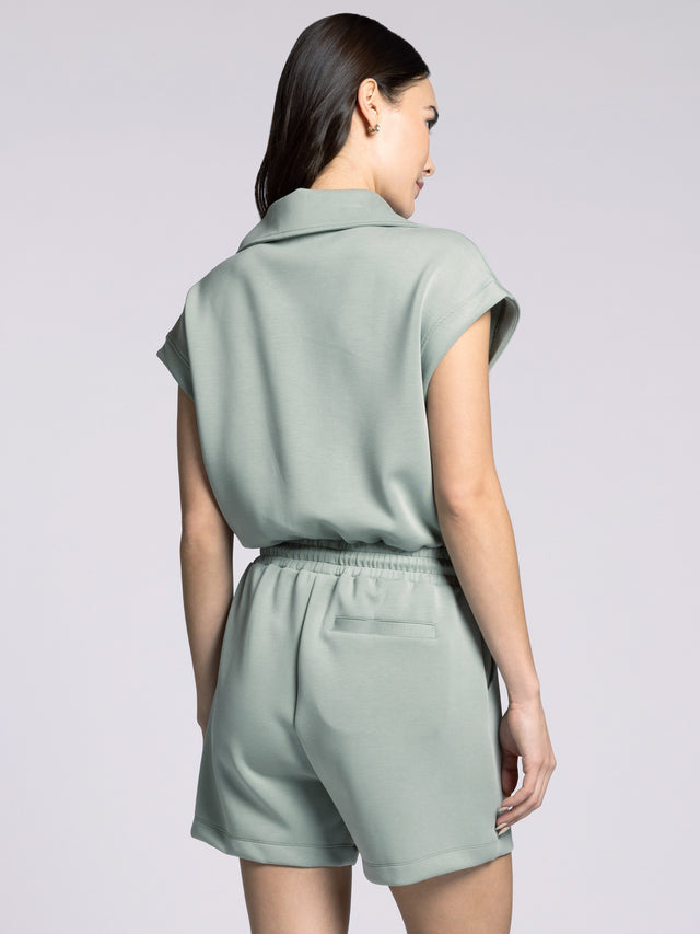 DUSTY JADE VALENTINE ROMPER