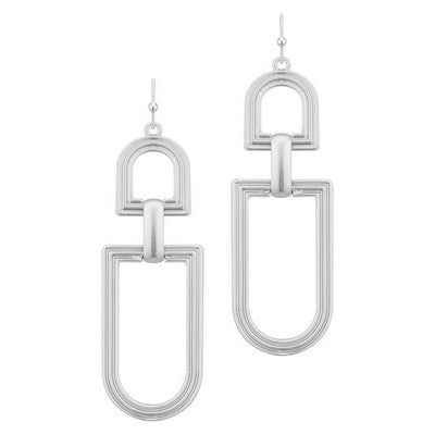 RITZ SILVER DANGLE EARRINGS