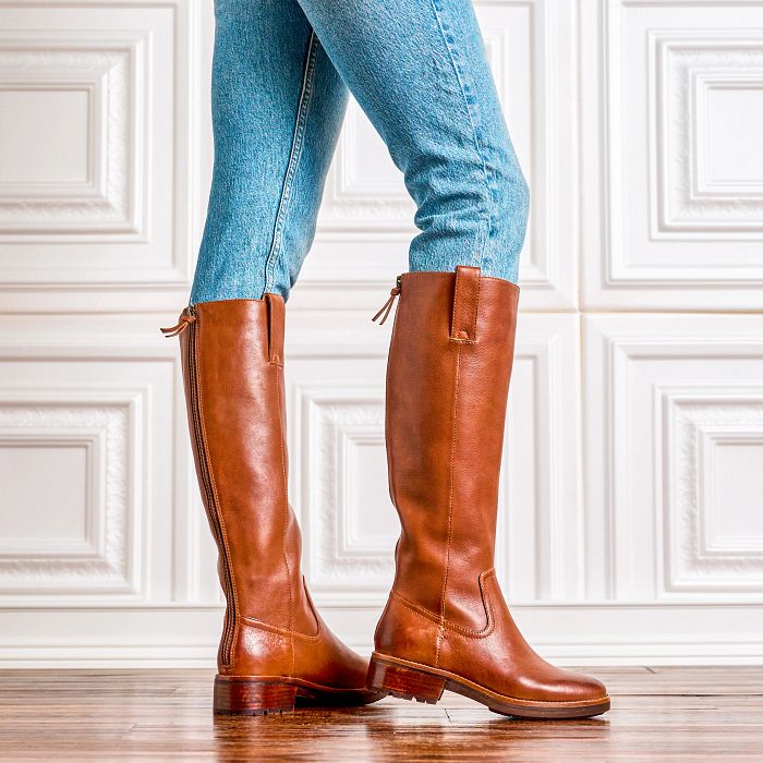 SAMANTHA II COGNAC RIDING BOOT Wilkins Olander