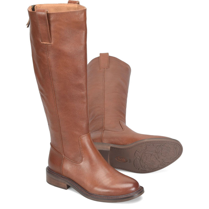 SAMANTHA III GOLDEN BROWN TALL BOOTS