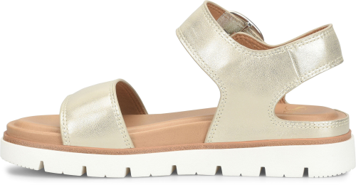 GWENETH PLATINO FLATFORM SANDAL