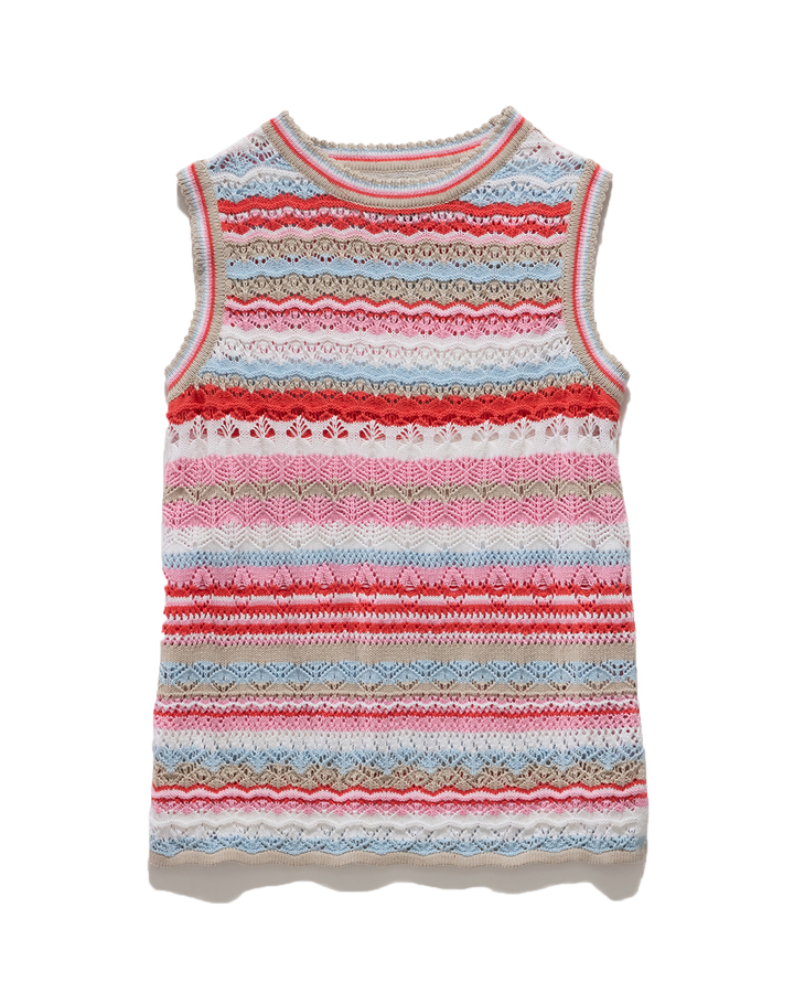 DALE STRIPE SWEATER TANK