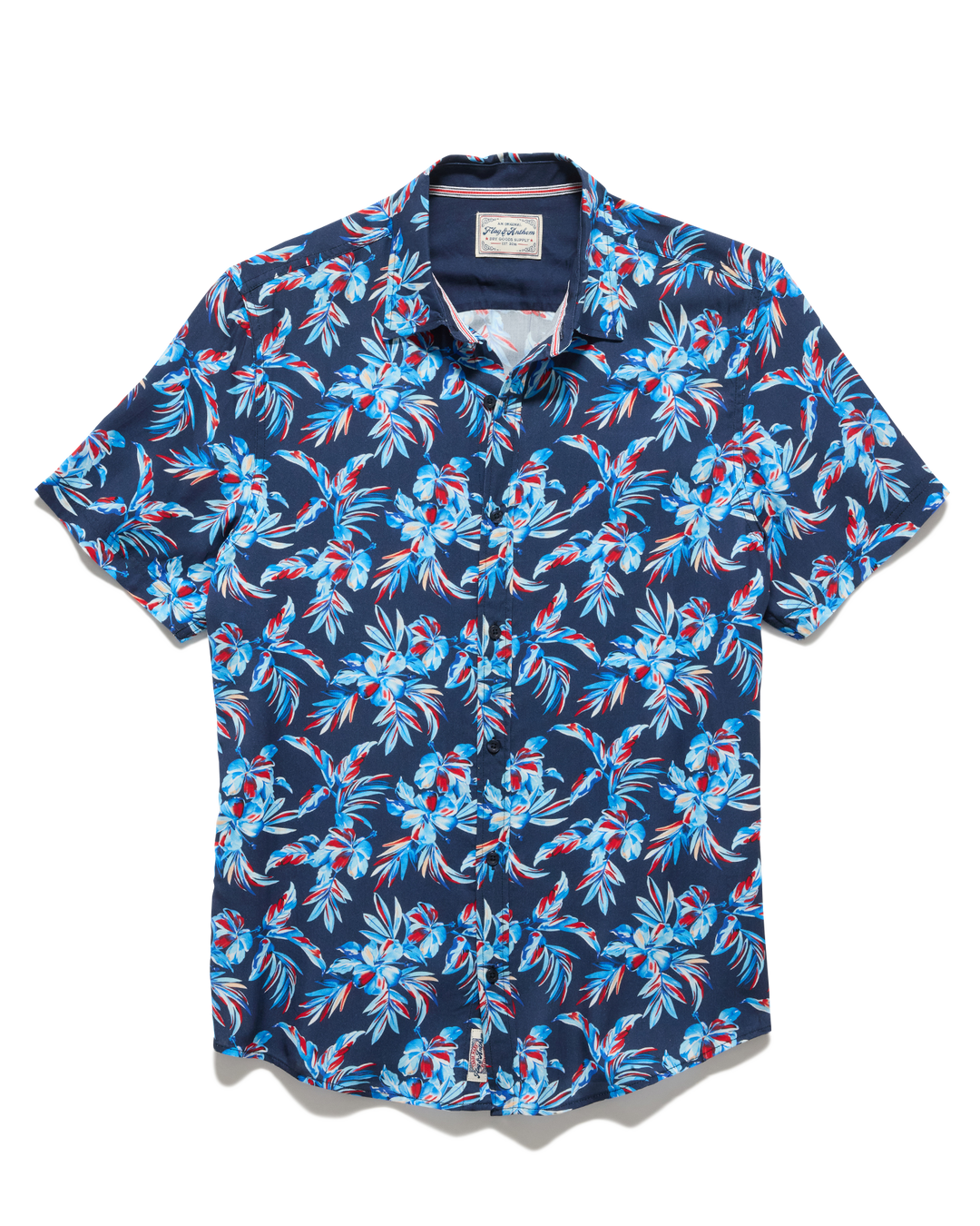 MEN'S LORIS SHORT SLEEVE AMERICANA FLORAL SHIRT