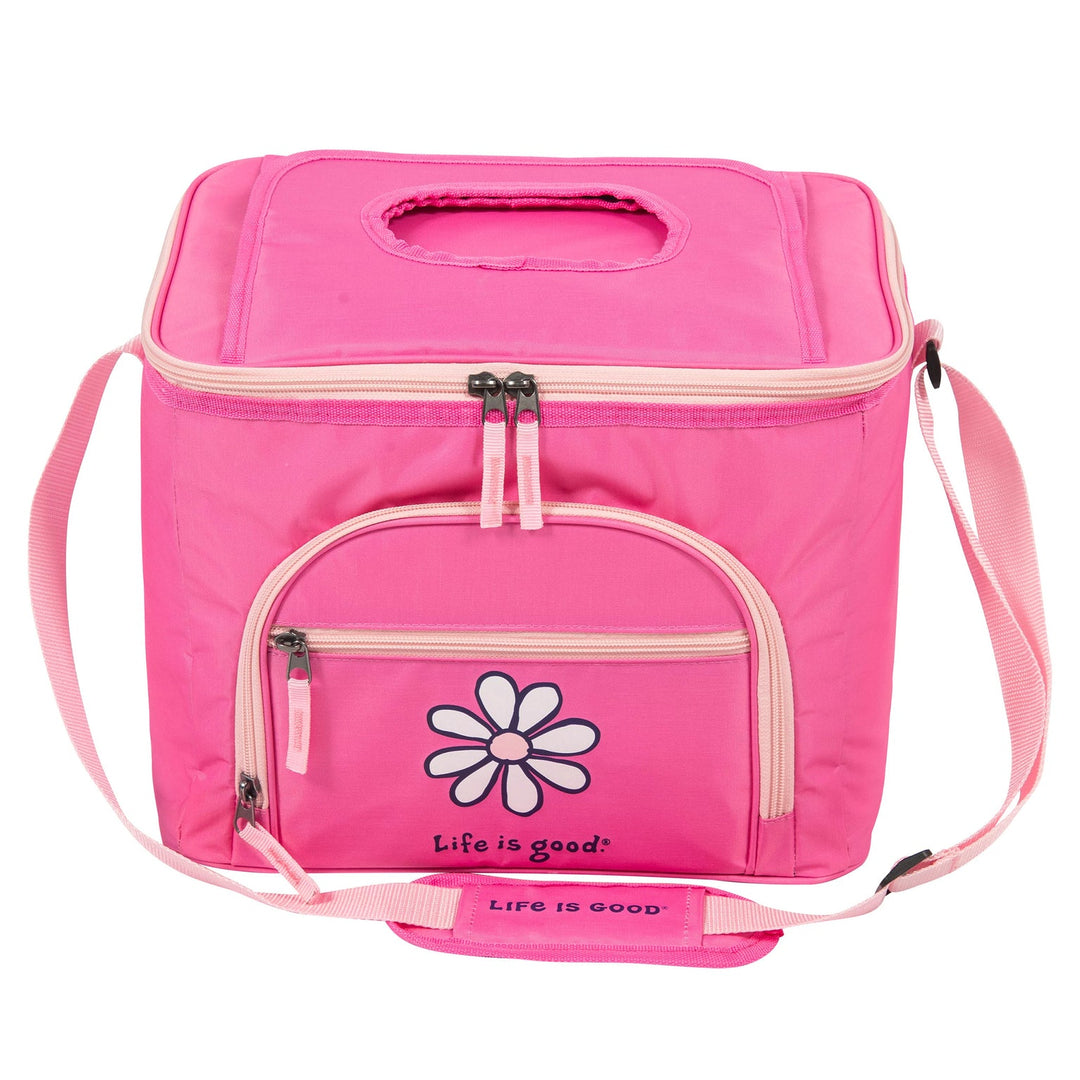 WATERMELON PINK DAISY 32 CAN COOLER
