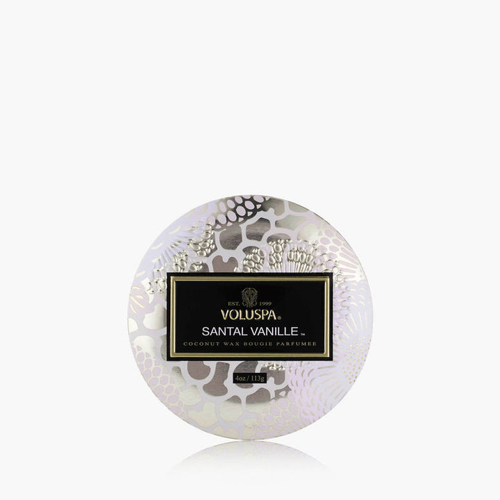 SANTAL VANILLE MINI TIN CANDLE