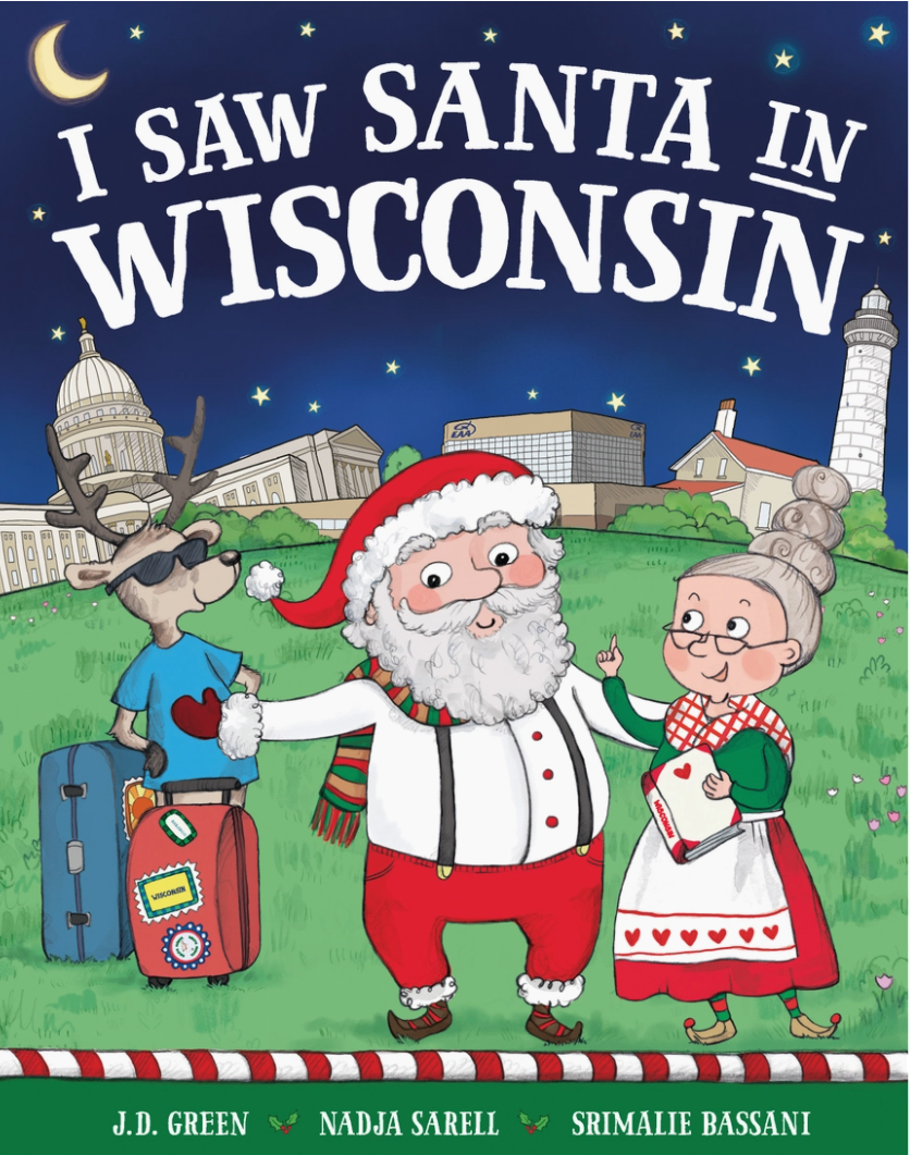 I SAW SANTA IN WISCONSIN BOOK