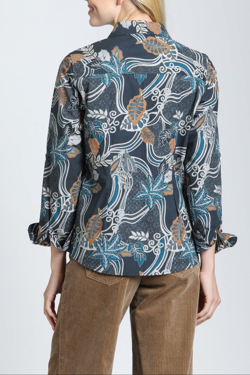 MIDNIGHT SPRUCE CLASSIC BUTTON UP SHIRT

