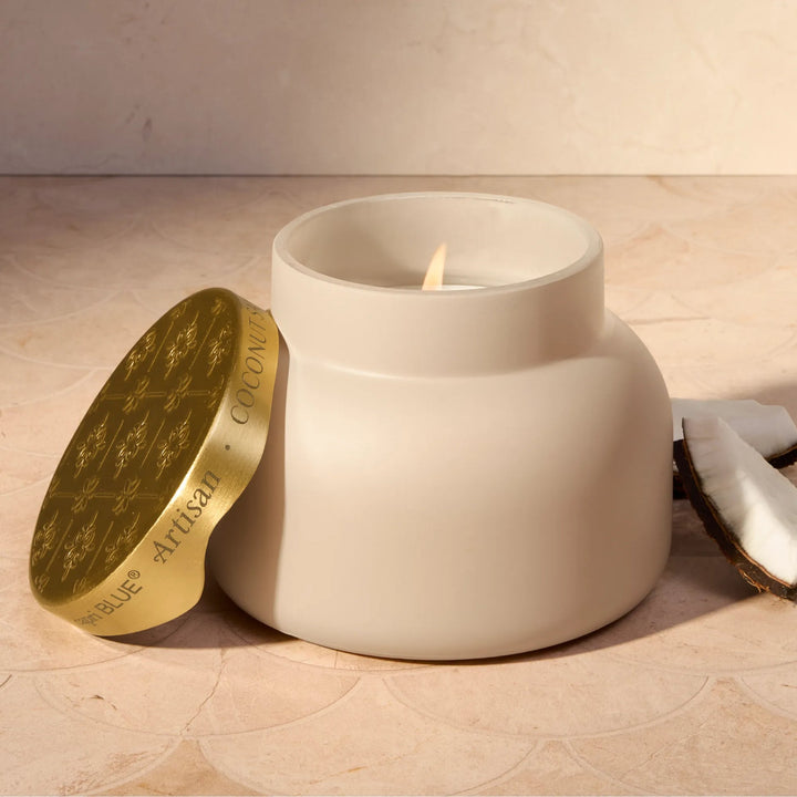 Coconut Santal 19oz Terrazza Velluto Signature Candle