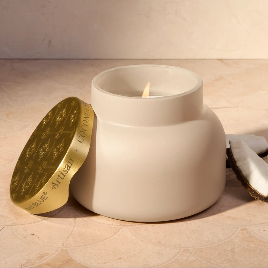 Coconut Santal 19oz Terrazza Velluto Signature Candle
