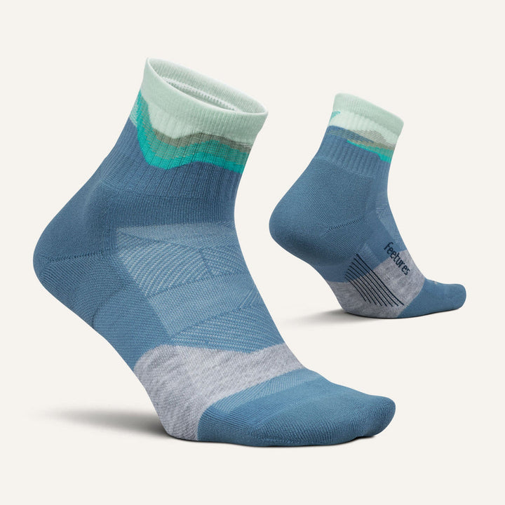 TECTONIC BLUE TRAIL MAIX CUSHION QUARTER SOCKS
