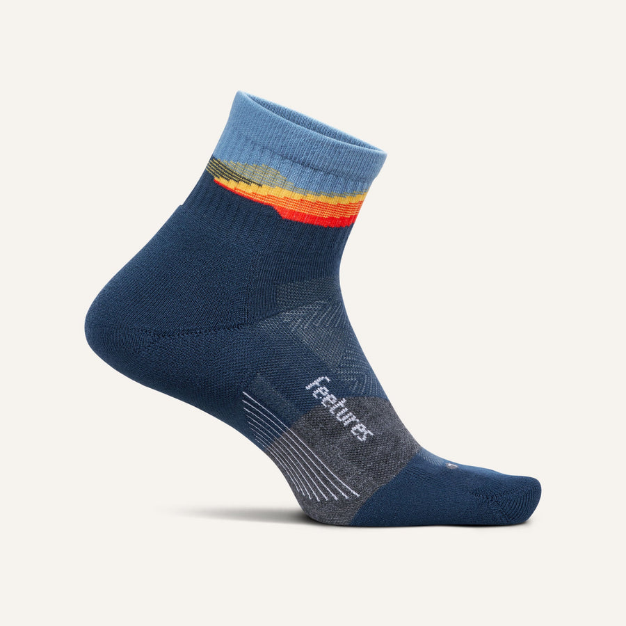 TECTONIC NAVY TRAIL MAX CUSHION QUARTER SOCKS