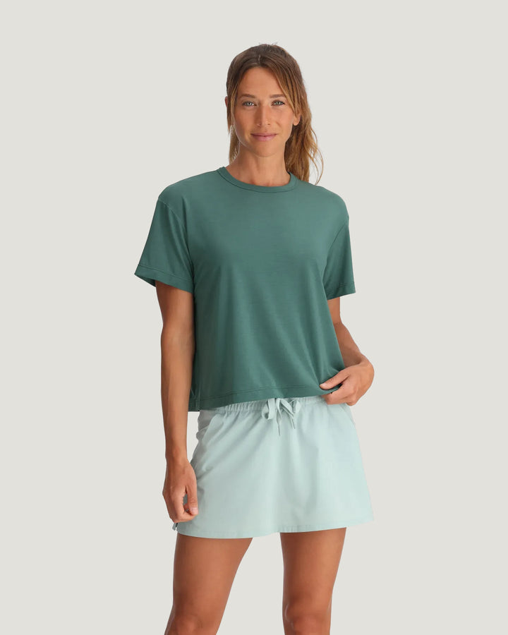 WOMEN'S SEA PINE ELEVATE LIGHTWEIGHT TEE
