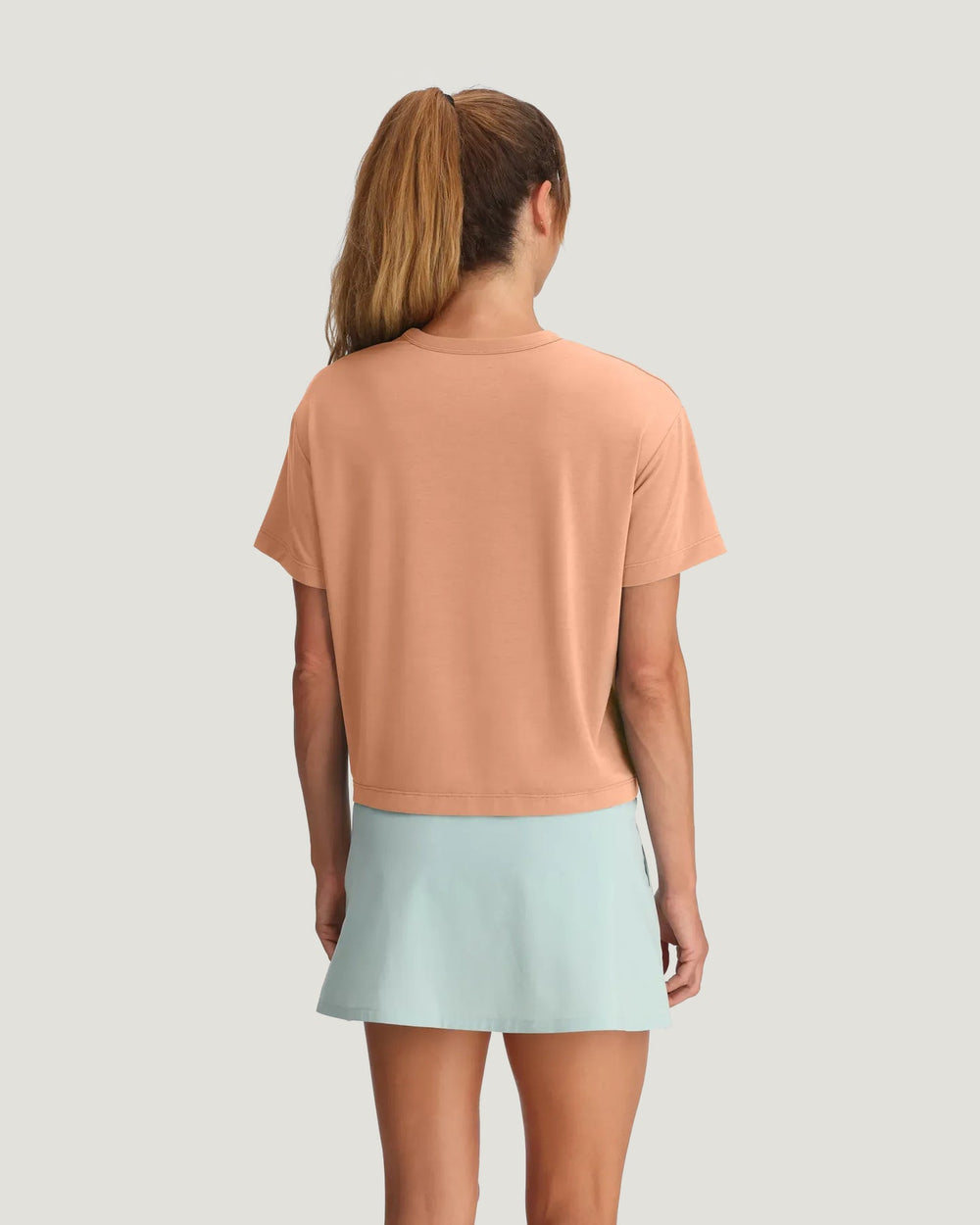 LIGHT CORAL ELEVATE LIGHTWEIGHT TEE
