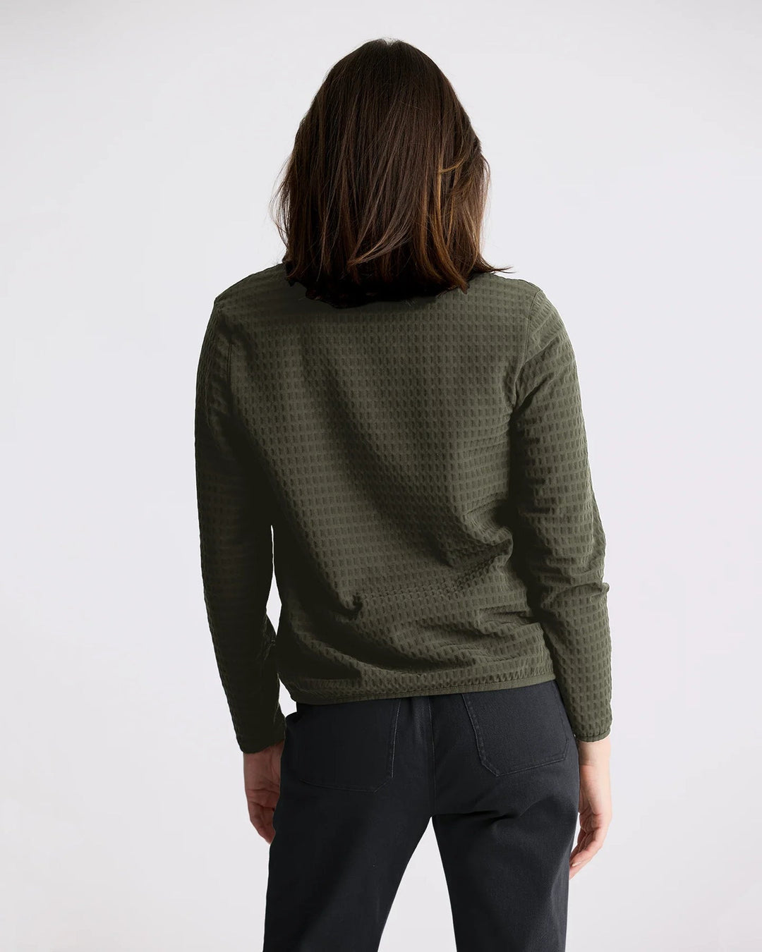 WOMEN'S DARK FOREST GRIDBACK FLEECE JACKET