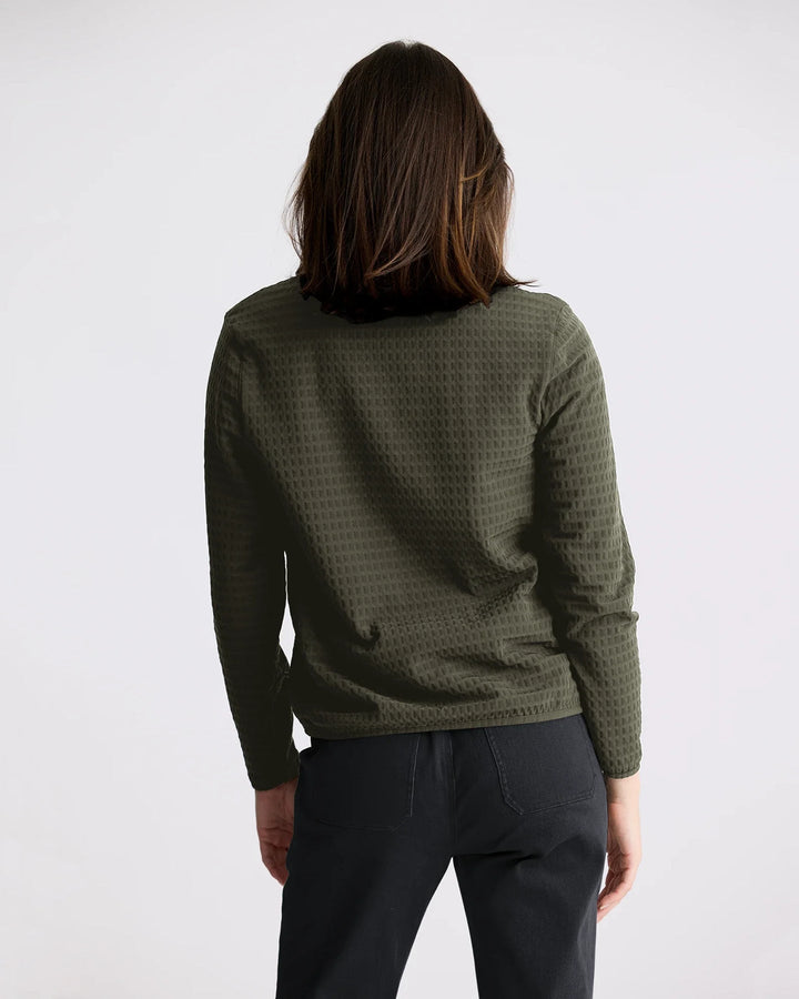 WOMEN'S DARK FOREST GRIDBACK FLEECE JACKET
