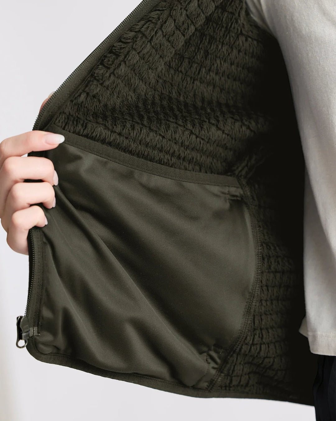 WOMEN'S DARK FOREST GRIDBACK FLEECE JACKET