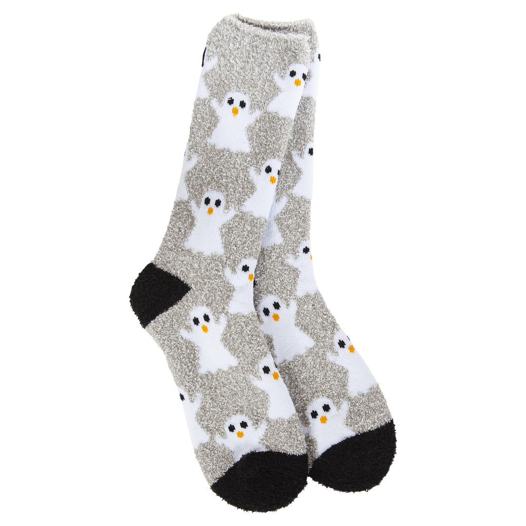 GHOSTLY HALLOWEEN COZY CREW SOCKS