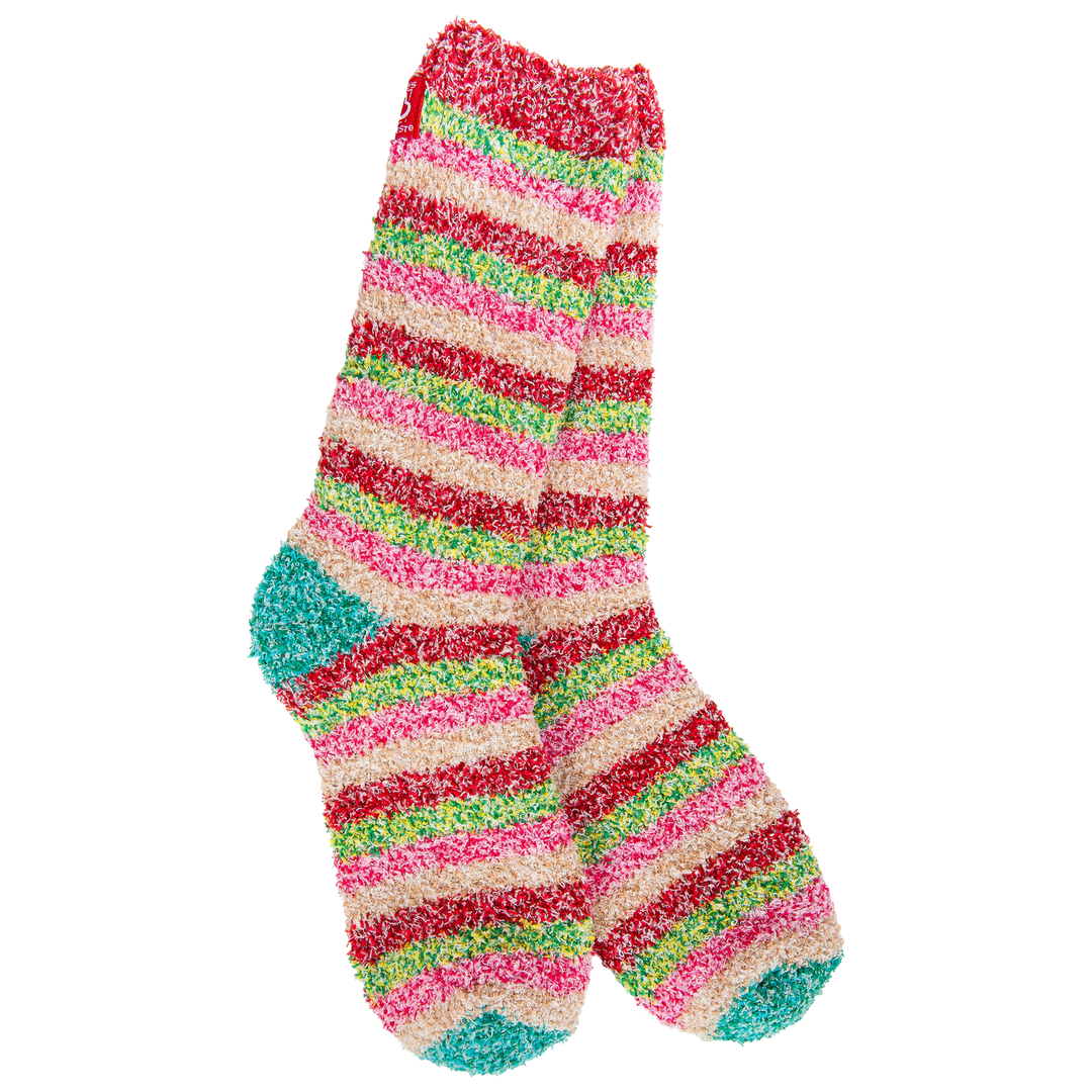 HOLIDAY MULTI COZY CREW SOCKS