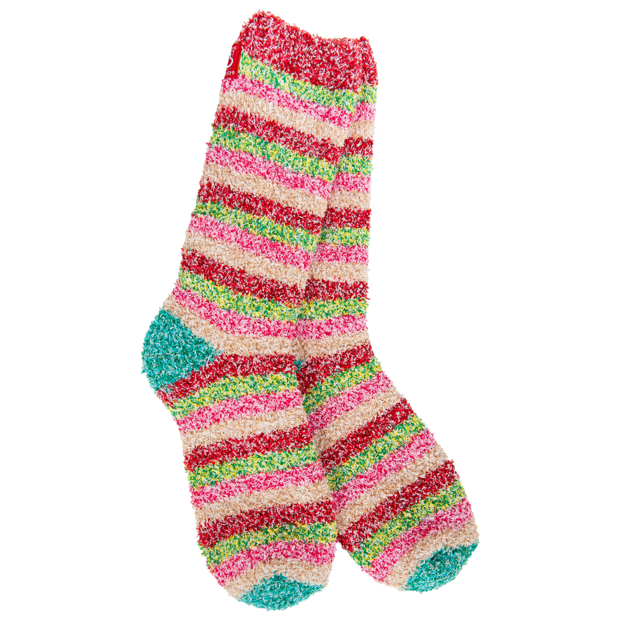 HOLIDAY MULTI COZY CREW SOCKS
