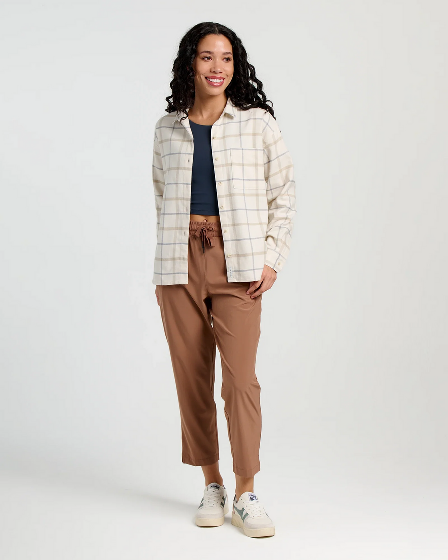 BIRCH PLAID SEAWOOL FLANNEL SHIRT
