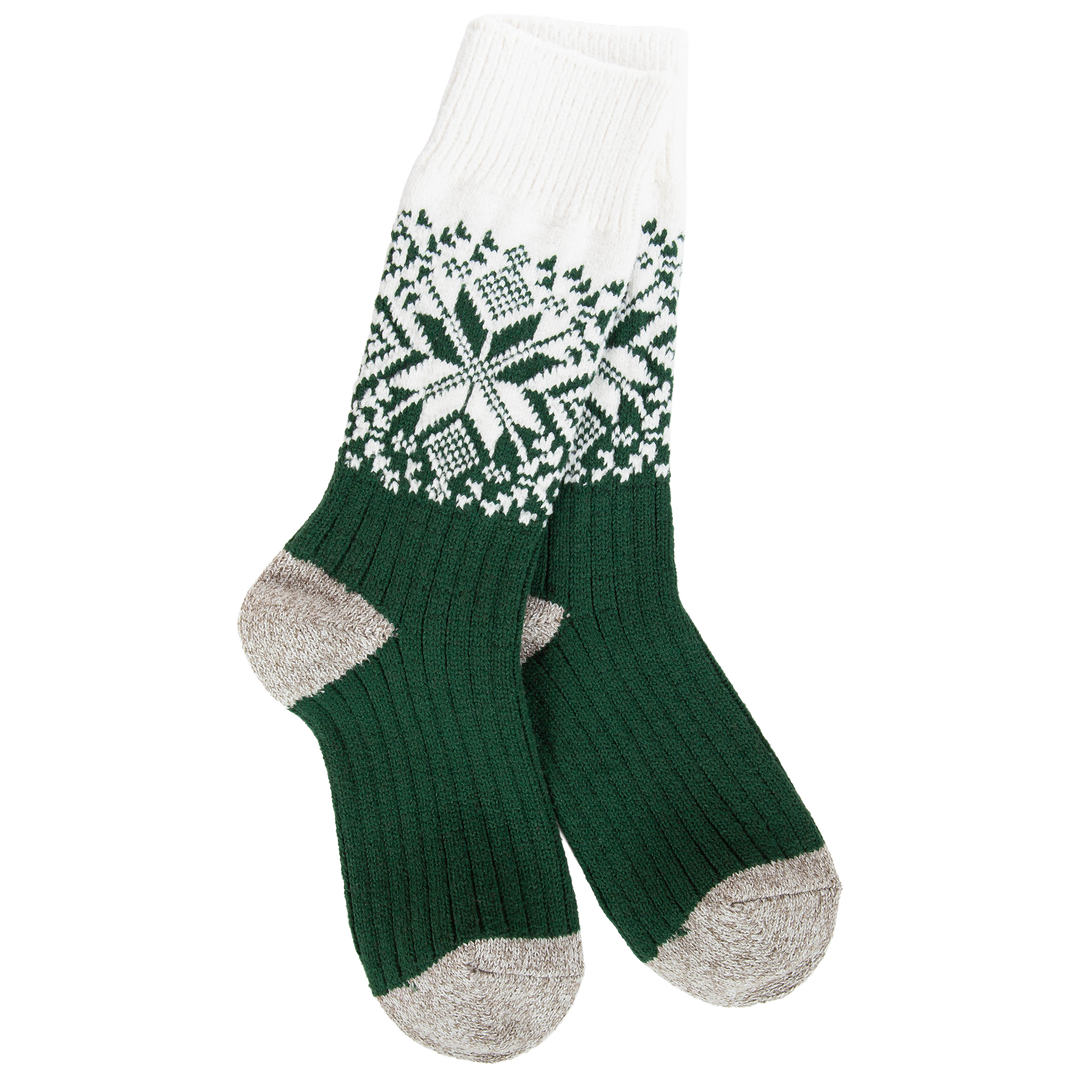 GREEN WEEKEND HOLIDAY CREW SOCKS