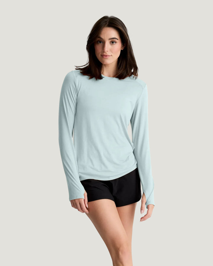 WOMEN'S TROPIC SEA BAMBOO SHADE LONG SLEEVE II TOP