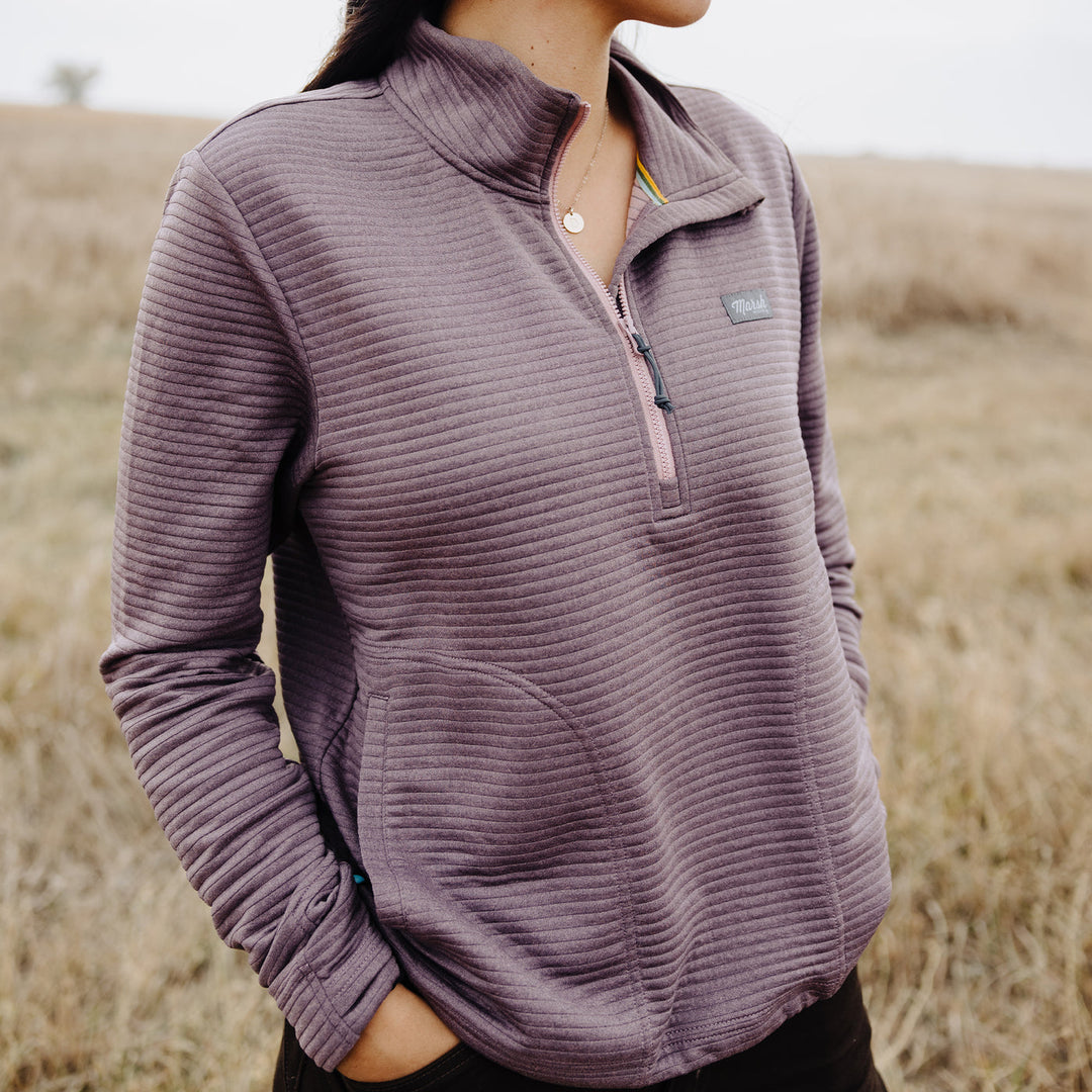 WOMEN'S SULLIVAN PEPPERCORN TECH 1/4 ZIP