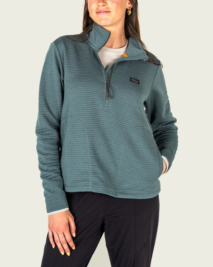 SULLIVAN MALLARD GREEN TECH 1/4 ZIP