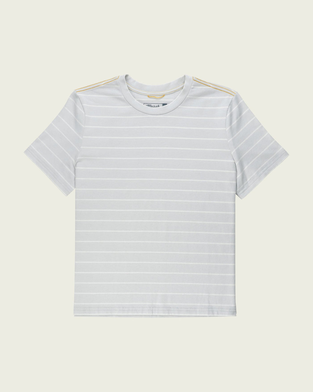 OYSTER GRAY HEATHER SANIBEL TEE
