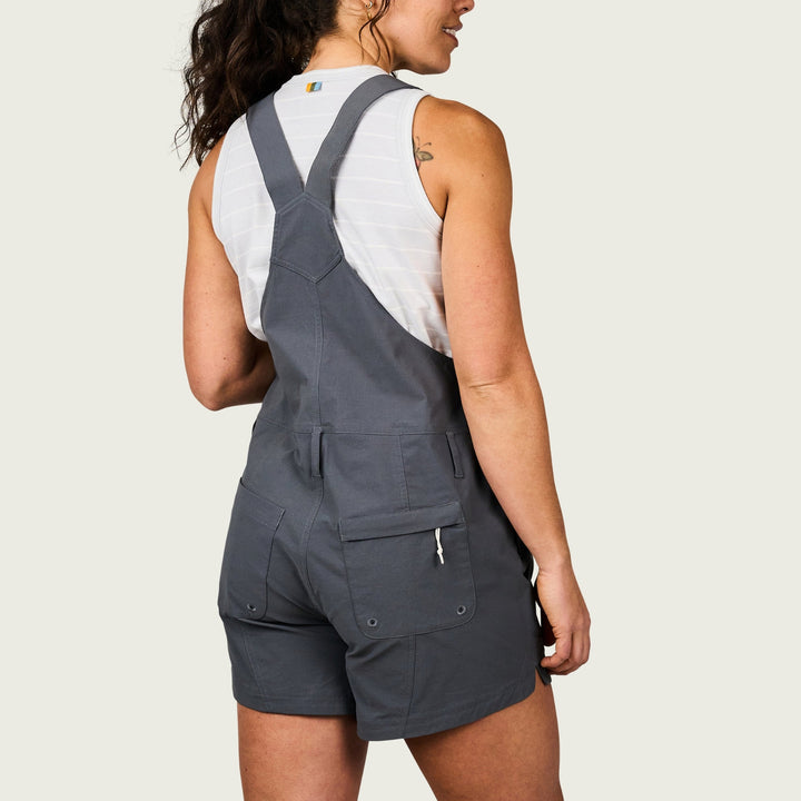 WOMEN'S ESCAPE CHARCOAL SHORTALLS