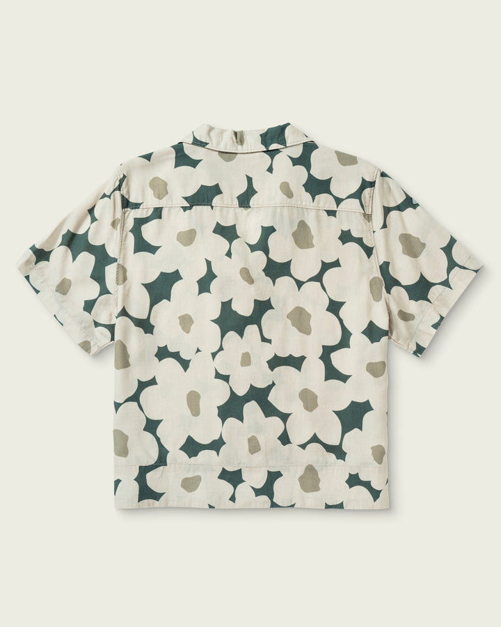 WOMEN'S THYME FLORAL HAGOOD BOXCUT SHIRT