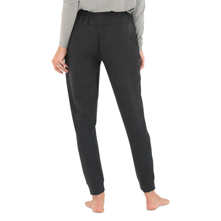 HEATHER BLACK LIGHTWEIGHT BAMBOO FLEECE JOGGER